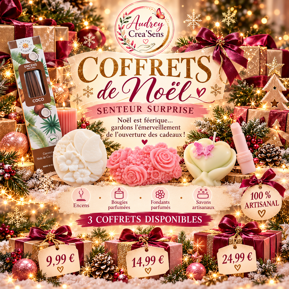 Coffret de Noël senteur surprise