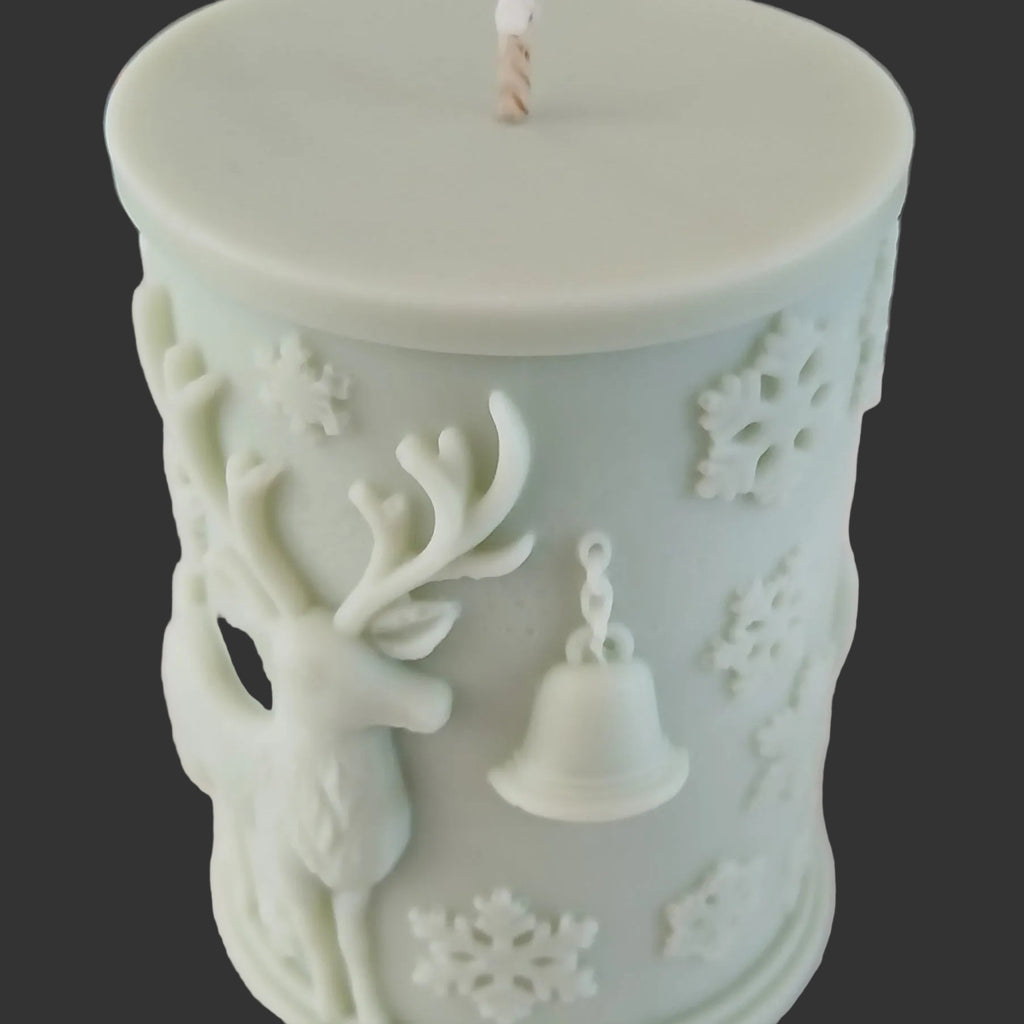 Bougie parfumée fait main senteur houx