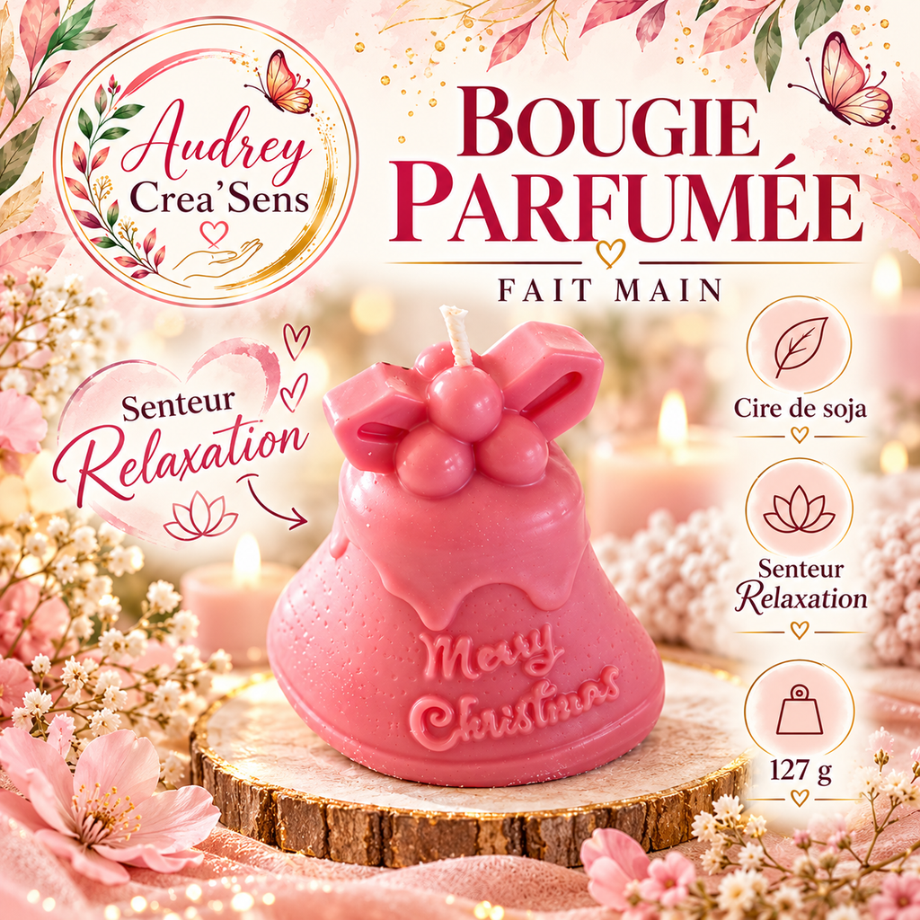 Bougie parfumée fait main senteur relaxation