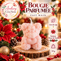 Bougie parfumée fait main senteur fleur de Noël