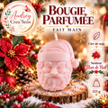 Bougie parfumée fait main senteur fleur de Noël