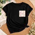 Tee shirt personnalisable noir