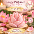 Bougie parfumée fait main senteur fleur de lotus