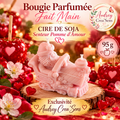 Bougie parfumée fait main senteur pomme d amour