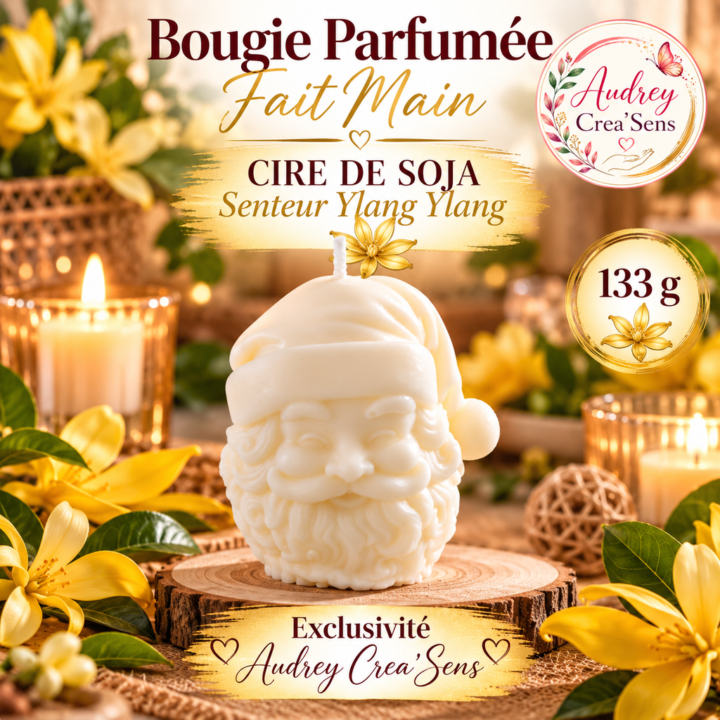 Bougie parfumée fait main senteur ylang ylang