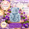 Bougie parfumée fait main senteur violette