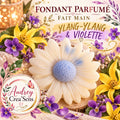 Fondant parfumé fait main senteur ylang ylang violette