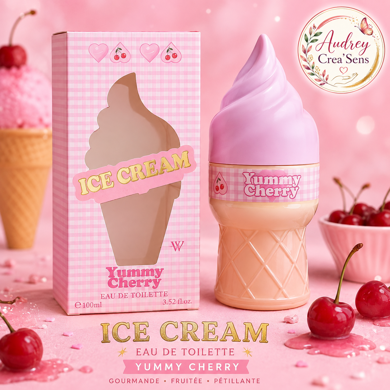 eau de toilette ice cream yummy cherry 100ml