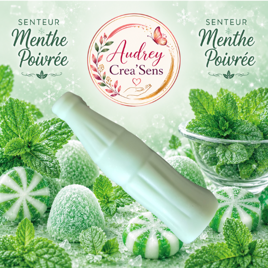 Fondant parfumé fait main senteur menthe poivrée