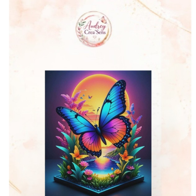 Diamant painting kit complet pap couleur