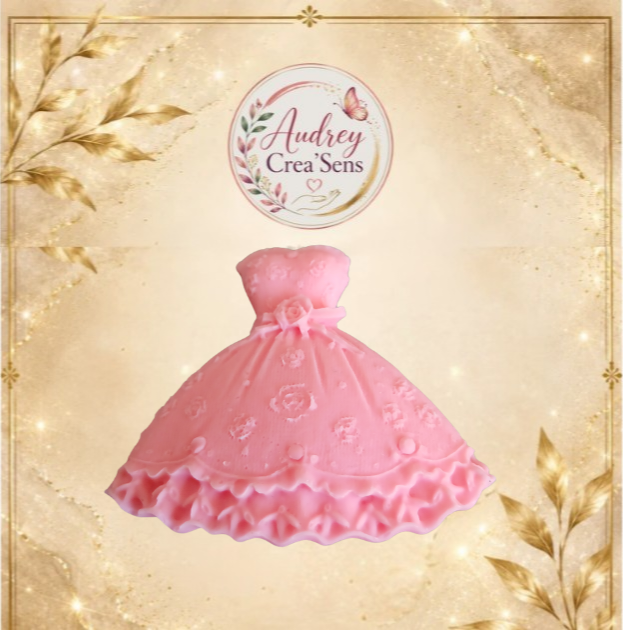 Fondant parfumé  fait main senteur coquelicot