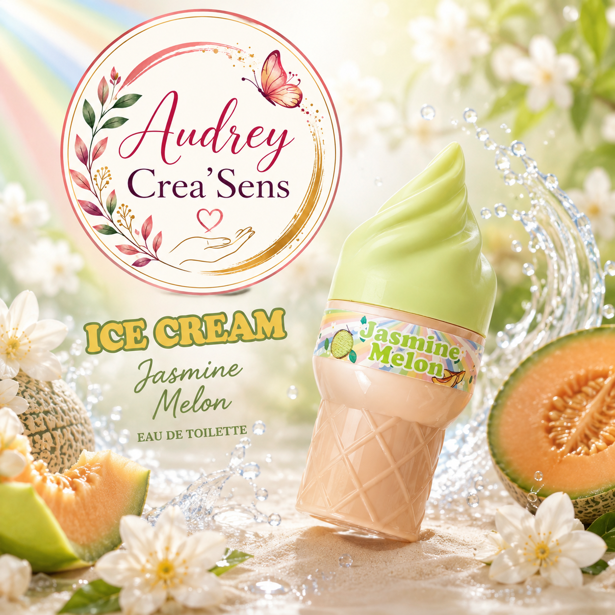 Eaux de toilette ice cream jasmin melon 100ml