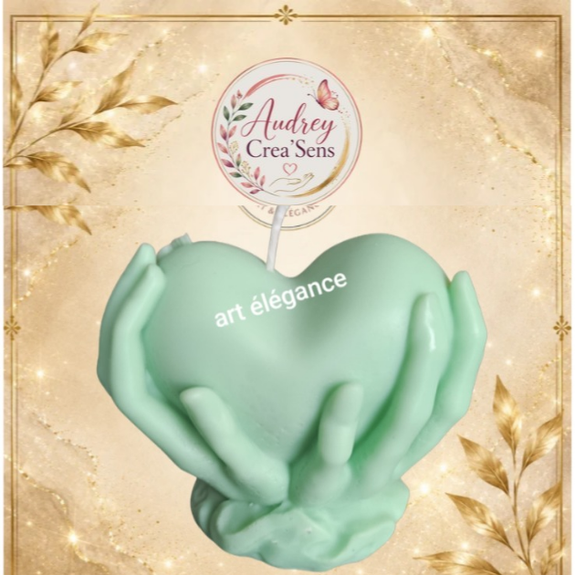 Bougie parfumée fait main senteur clémentine monoi