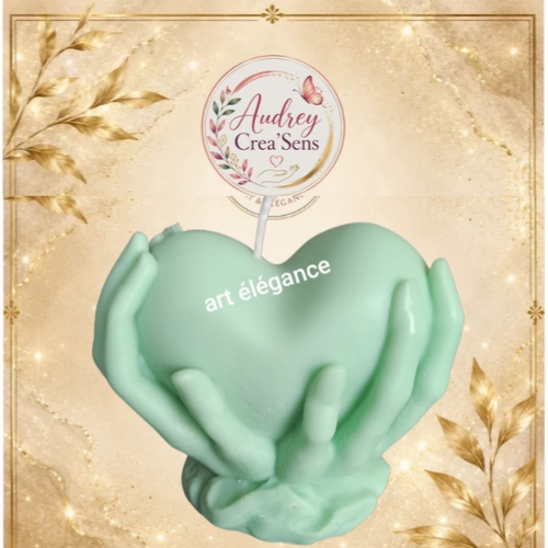 Bougie parfumée fait main senteur clémentine monoi