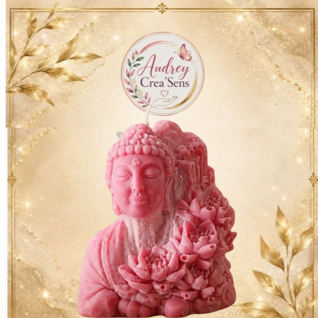 Bougie parfumée fait main senteur mangue papaye