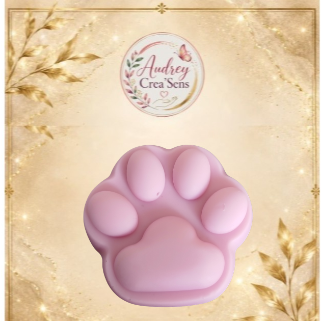 Fondant parfumé fait main patte de chat senteur fruit de la passion