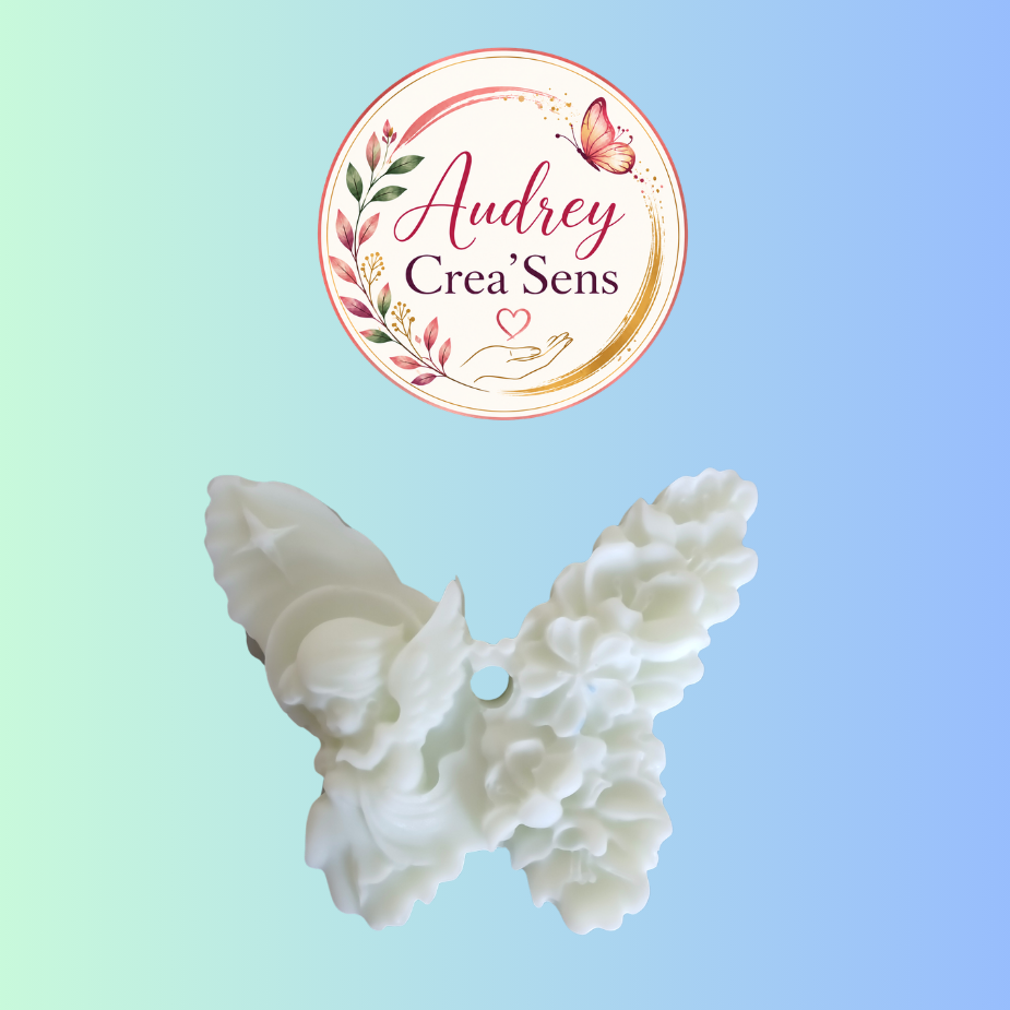 Fondant parfumé fait main senteur fleur blanche