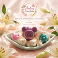 Bougie fouettée parfumée fait main senteur lys bateau minnie