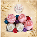 Bouquet de 5 fondants parfumés fait main senteur inspiré de one million et jasmin des anges