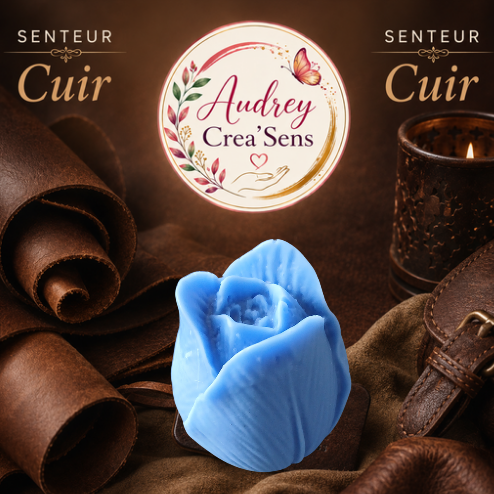 Fondant parfumé fait main senteur cuir