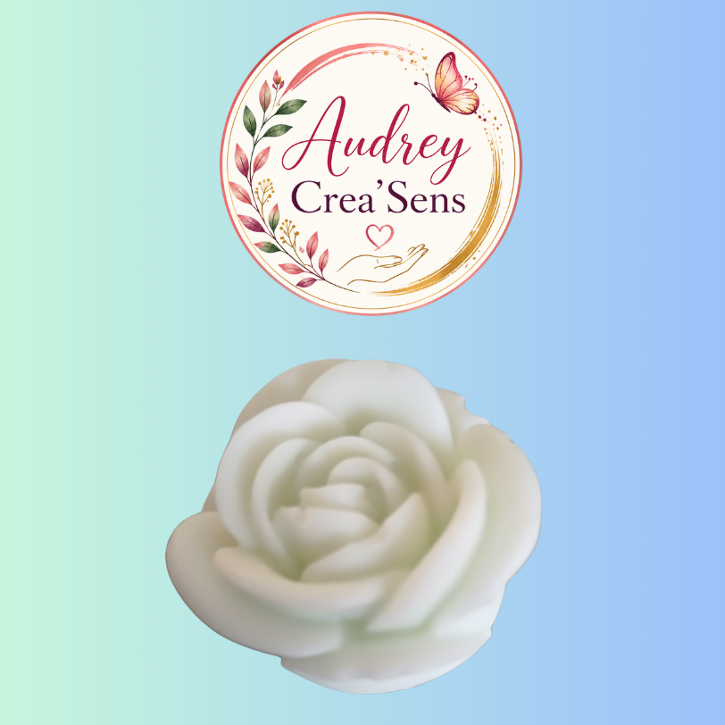 Fondant parfumé fait main senteur fleur blanche