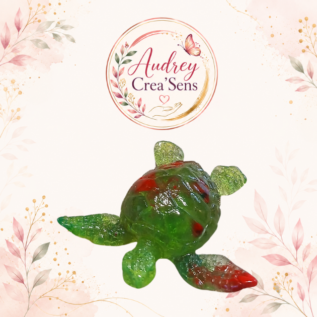 Tortue résine epoxy fait main