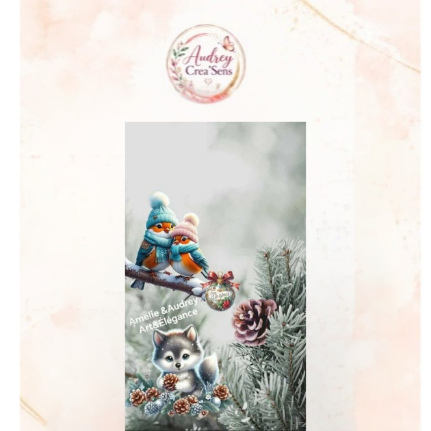 Diamant painting kit complet Noël neige