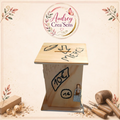 tirelire en bois personnalisable