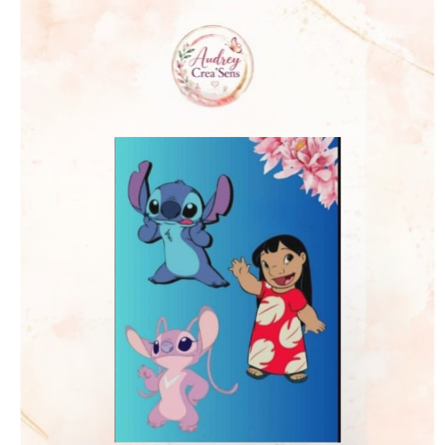 Diamant painting kit complet stitch famille