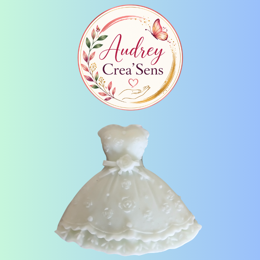 Fondant parfumé fait main senteur fleur blanche