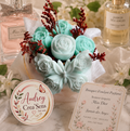 Bouquet de 5 fondants parfumés fait main senteur inspiré de miss dior et jasmin des anges