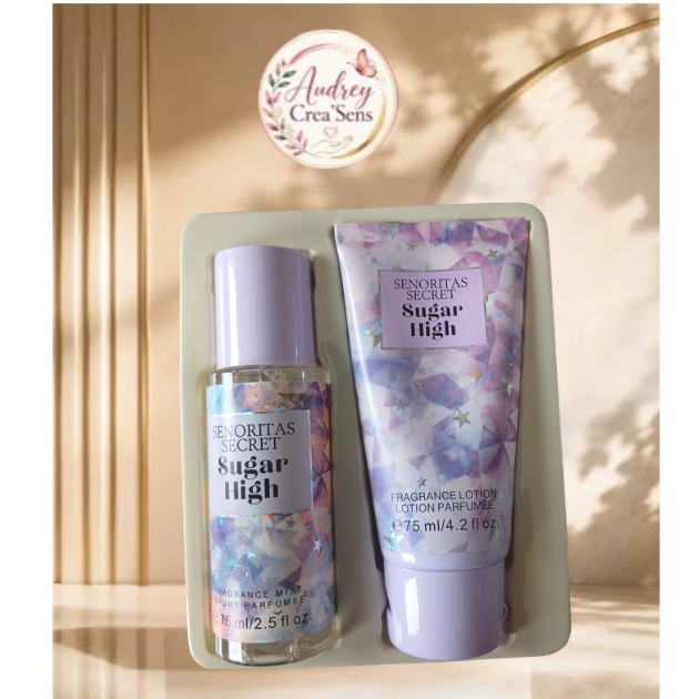 coffrets brume cheveux et lait corps parfumé