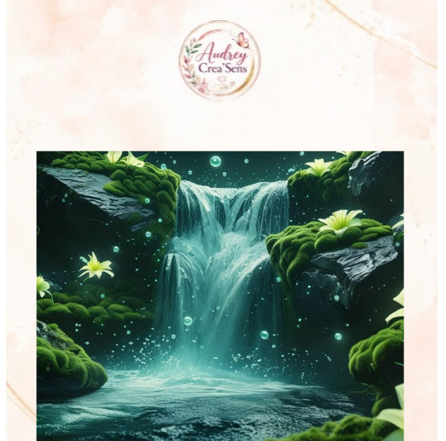 Diamant painting kit complet cascade forêt