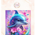 Diamant painting dauphin kit complet