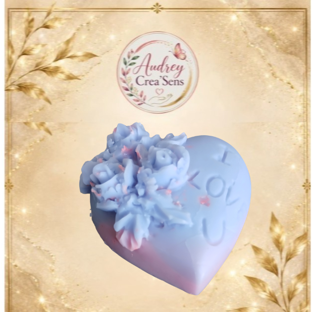 Fondant parfumé fait main senteur orchidée noire fruit de la passion