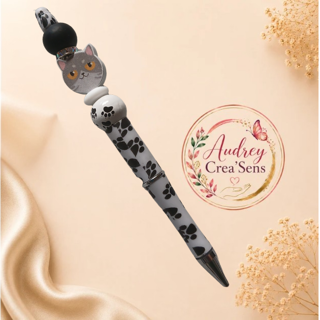 Stylet chat pour diamant painting fait main