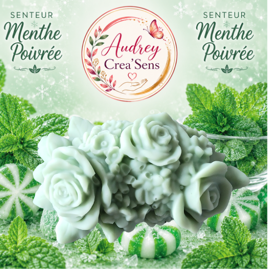 Fondant parfumé fait main senteur menthe poivrée