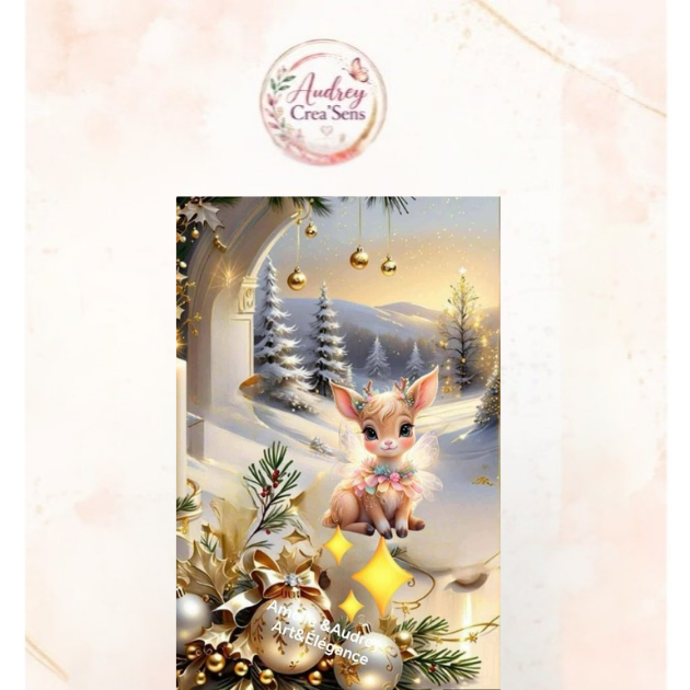 Diamant painting kit complet Noël étoile