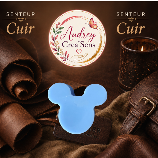 Fondant parfumé fait main senteur cuir