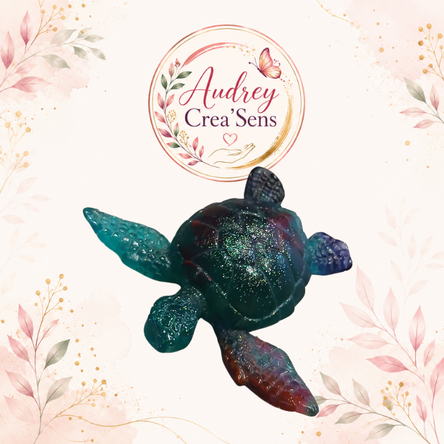 Tortue résine epoxy fait main