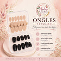 Faux ongles bandelettes noir