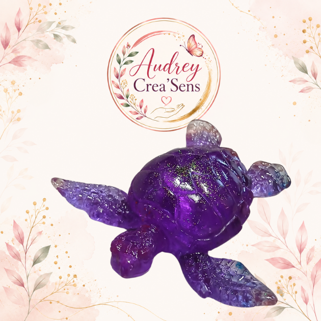 Tortue résine epoxy fait main